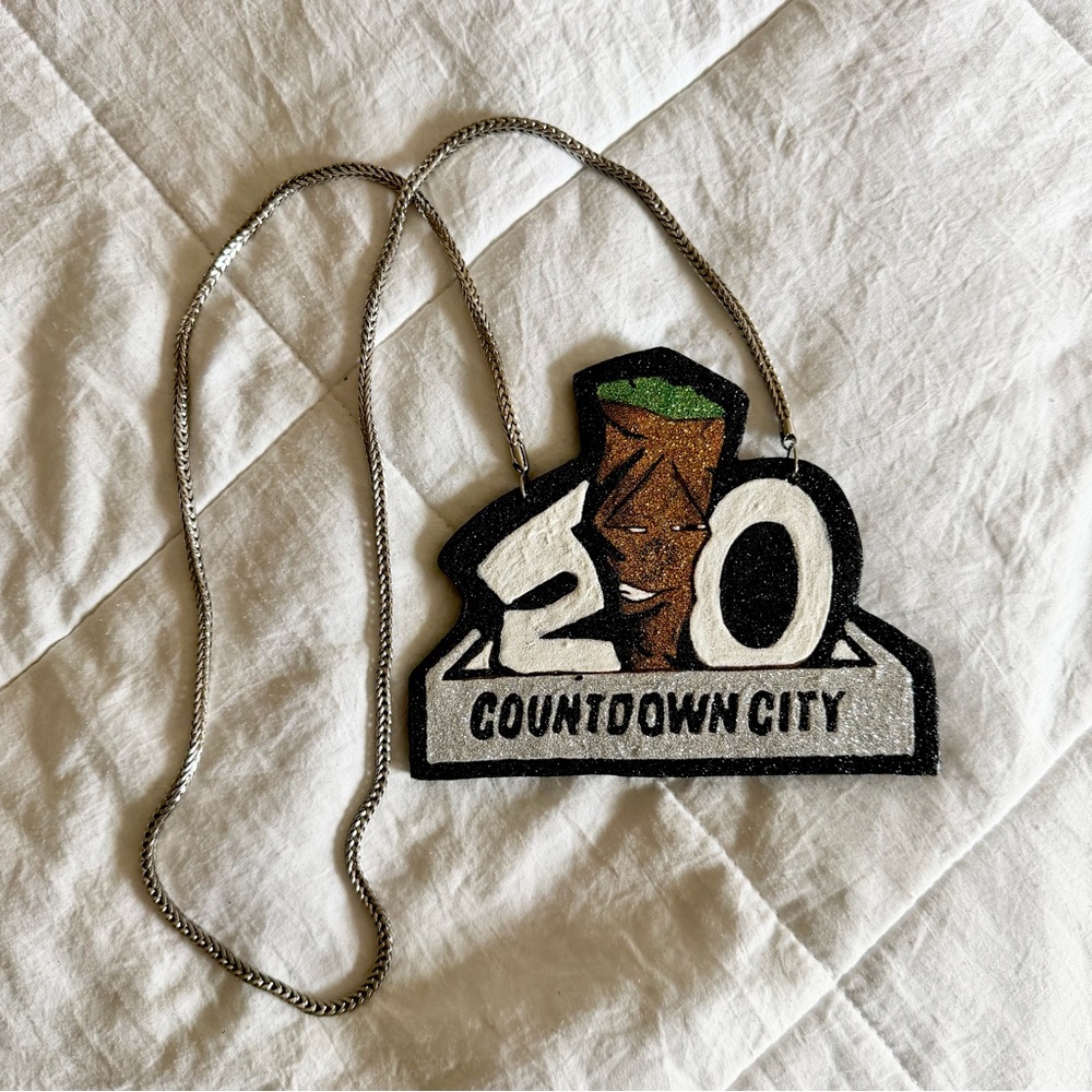 420 Countdown City Streetwear Necklace Handmade